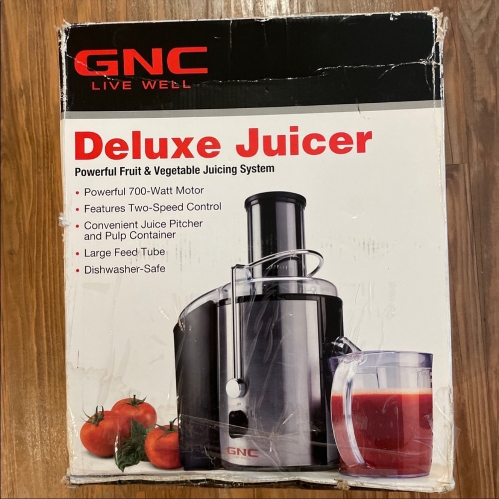 Deluxe Juicer Powerful 700 W Fruit Veggie Juicing System ￼Large Tub￼e-FREE SHIP